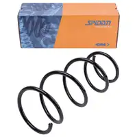 2x Spidan Fahrwerksfeder 56182 Vorderachse Renault Clio II