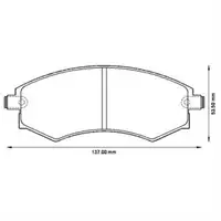 JURID 572496J Scheibenbremsbelag VA HYUNDAI