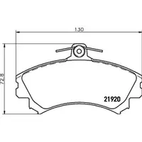 Textar Bremsenset Scheiben Ø256 belüft. Beläge vo. Smart Forfour Mitsubishi Colt