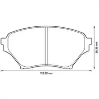 JURID 572502J Scheibenbremsbelag VA MAZDA
