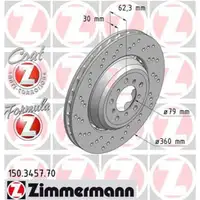 Zimmermann 150.3457.70 Bremsscheiben 2 Stück BMW