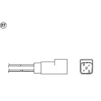 NTK 0239 NGK Sensor für FORD