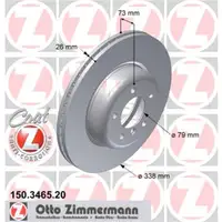 Zimmermann 150.3465.20 Bremsscheiben 2 Stück BMW