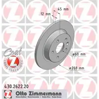 Zimmermann 430.2622.20 Bremsscheiben 2 Stück OPEL