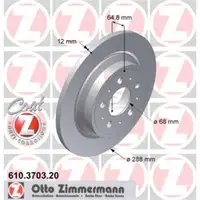 Zimmermann 610.3703.20 Bremsscheiben 2 Stück VOLVO