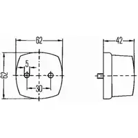 HELLA 2PF 004 081-001 Positionsl. Halogen