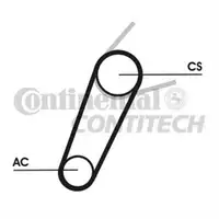CONTINENTAL CTAM 5PK711 ELAST T1 Keilrippenriemen Elast + Tool