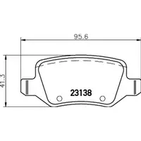 Textar Bremsenset Bremsscheiben Ø258 voll Beläge hinten Mercedes A-Klasse Vaneo