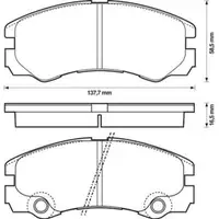 JURID 573066J Scheibenbremsbelag VA OPEL