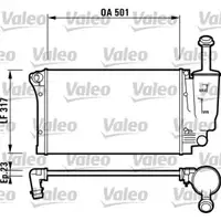 Kühler Motorkühlung Valeo 732924 für Fiat