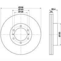 TEXTAR 92223903 Bremsscheiben 2 Stück TOYOTA