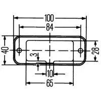 HELLA 2PF 961 167-021 Positionsl. Halogen