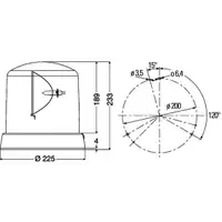 HELLA 2RL 008 065-101 RKL KL 8000 Halogen