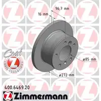 Zimmermann 400.6469.20 Bremsscheiben 2 Stück MERCEDES-BENZ