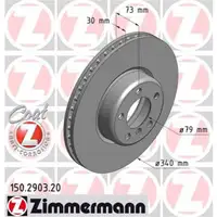 Zimmermann 150.2903.20 Bremsscheiben 2 Stück BMW