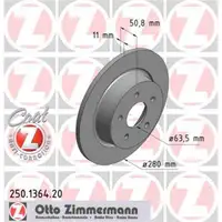 Zimmermann 250.1364.20 Bremsscheiben 2 Stück FORD