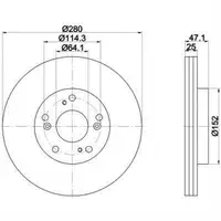 TEXTAR 92252503 Bremsscheiben 2 Stück HONDA