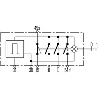 HELLA 6HD 002 535-101 Warnblinkschalter, 12V