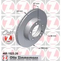Zimmermann 460.1523.20 Bremsscheiben 2 Stück vorne PORSCHE