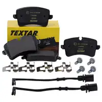 Textar Bremsenset Bremsscheiben Ø356 belüftet Bremsbeläge hinten Audi A6 A7