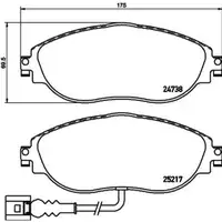 Textar Bremsenset Bremsscheiben Ø340 belüftet Bremsbeläge vorn VW CC Passat