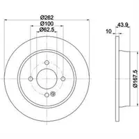 TEXTAR 92242203 Bremsscheiben 2 Stück KIA