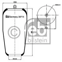 FEBI BILSTEIN 39714 Luftfederbalg
