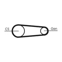 CONTINENTAL CTAM 6PK831 ELAST T2 Keilrippenriemen Elast + Tool