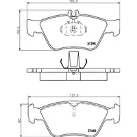 Textar Bremsenset Scheiben 288 mm Bremsbeläge Warnkontakte vorn E-Klasse W210
