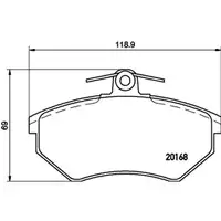 Textar Bremsenset Bremsscheiben 239 mm belüftet Bremsbeläge vorn Golf III