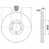 TEXTAR 92110003 Bremsscheiben 2 Stück FORD