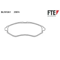 FTE BL1912A1 Scheibenbremsbelag-Satz