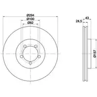 TEXTAR 92103803 Bremsscheiben 2 Stück FORD