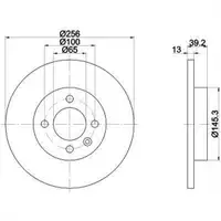 TEXTAR 92041703 Bremsscheiben 2 Stück VW
