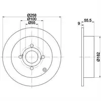 TEXTAR 92126103 Bremsscheiben 2 Stück TOYOTA
