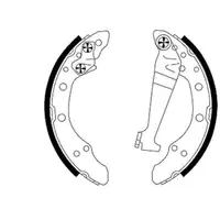 TEXTAR 84018301 PKW Bremsbacken Kits