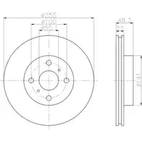 TEXTAR 92077203 Bremsscheiben 2 Stück TOYOTA