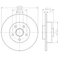 TEXTAR 92142203 Bremsscheiben 2 Stück RENAULT