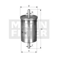 MANN-FILTER WK 52/1 Kraftstoffilter