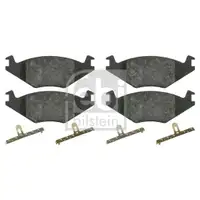 Original Febi Bilstein Bremsenset Bremsscheiben 239 mm voll Bremsbeläge vorn Gol