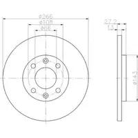 TEXTAR 92089103 Bremsscheiben 2 Stück CITROËN