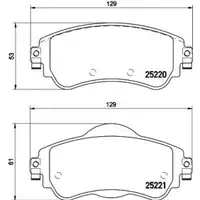 TEXTAR 2522001 PKW SBB