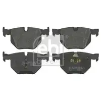 Febi Bilstein Bremsbeläge hinten + Warnkontakt BMW 5er E60 6er E63 Cabriolet E64