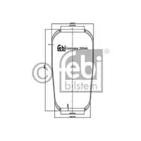 FEBI BILSTEIN 20946 Luftfederbalg