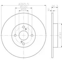 TEXTAR 92169203 Bremsscheiben 2 Stück TOYOTA