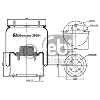 FEBI BILSTEIN 39994 Luftfederbalg