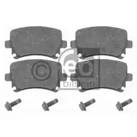 Original Febi Bilstein Bremsenset Scheiben 256 mm Bremsbeläge hinten Touran 1T G