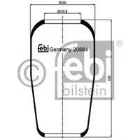 FEBI BILSTEIN 20884 Luftfederbalg