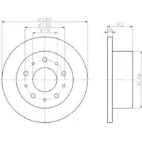 TEXTAR 92116203 Bremsscheiben 2 Stück FIAT