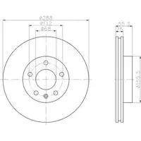 TEXTAR 92074203 Bremsscheiben 2 Stück VW
